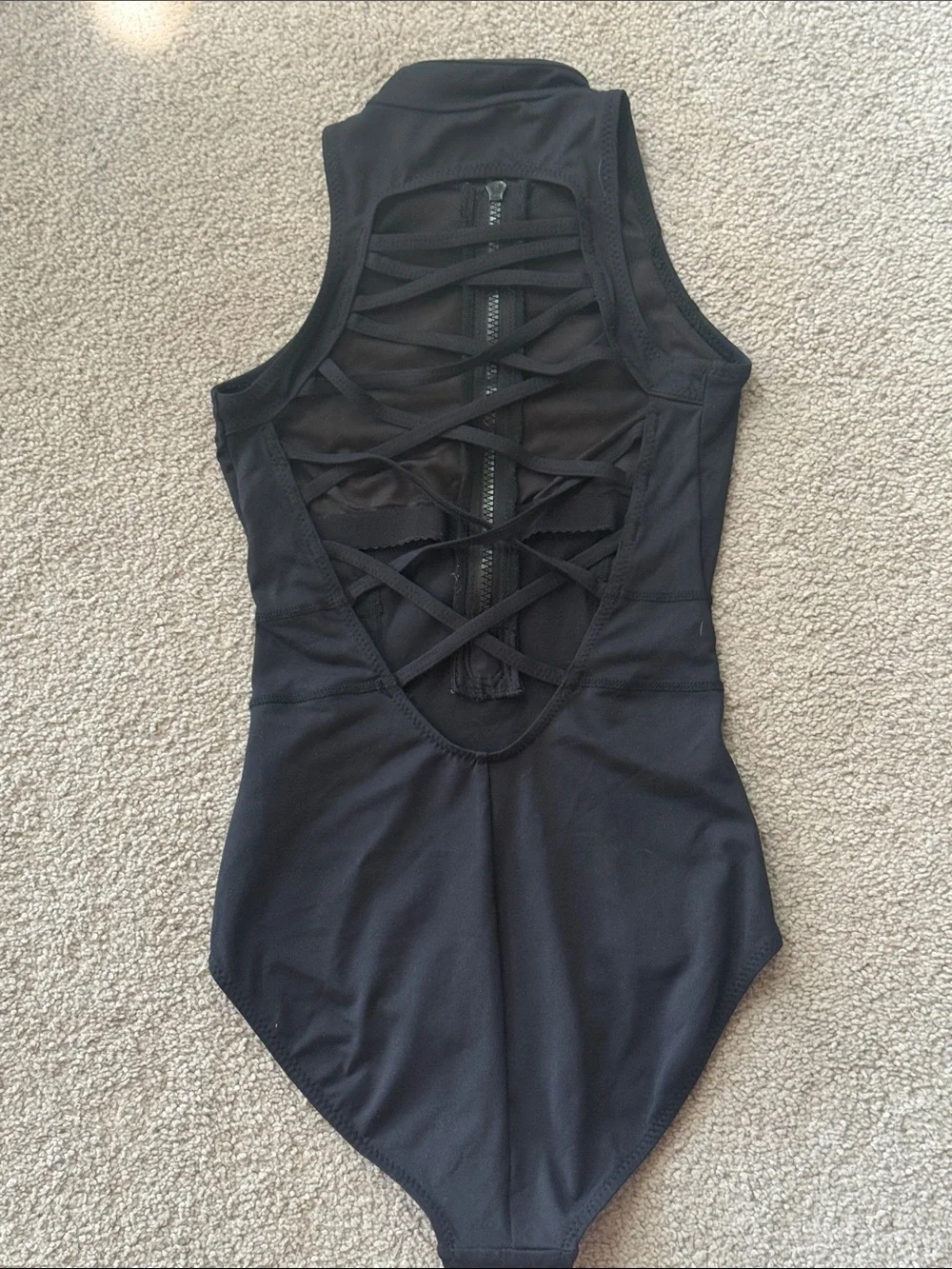 Danz N Motion by danshuz Adult P Scuba Leotard with Lattice Back!